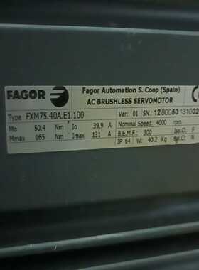 西班牙FAGOR发格伺服电机FXM75.40A.E1.100