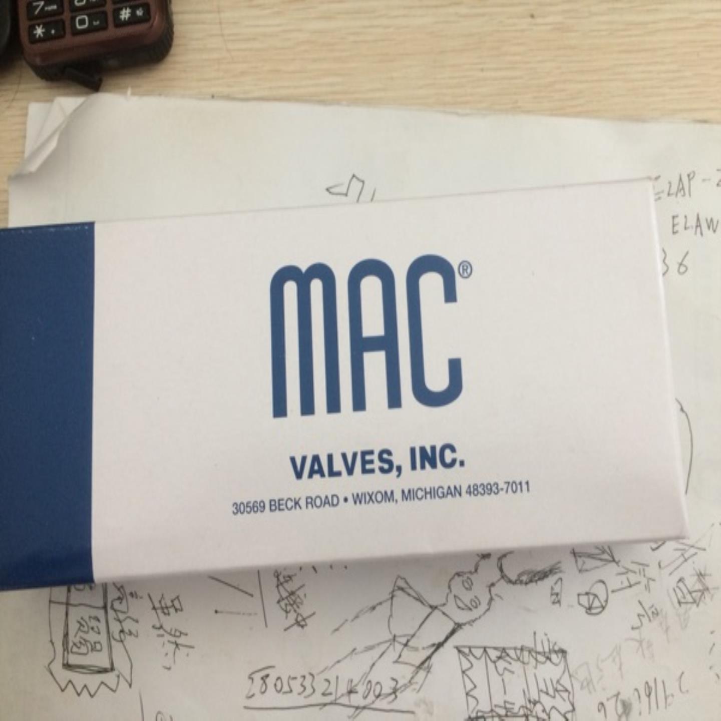 MAC电磁阀130B-121BAAA现货