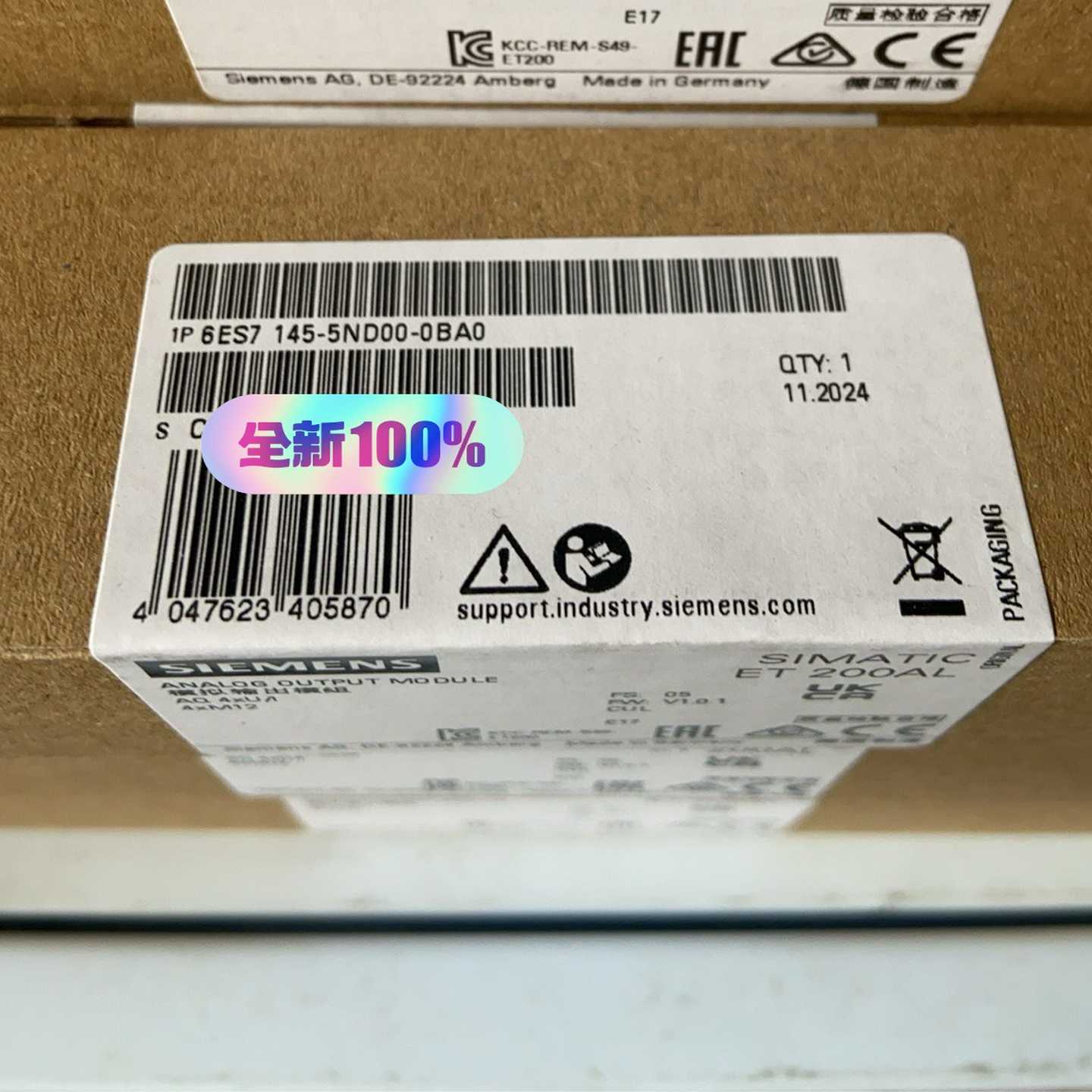 【议价】6ES7145-5ND00-0BA0/4AQ电子模块适用