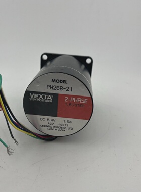 VEXTA PH26821 STEPPING MOTOR 2 PHASE DC 5.4V 1.5A USED  WORK