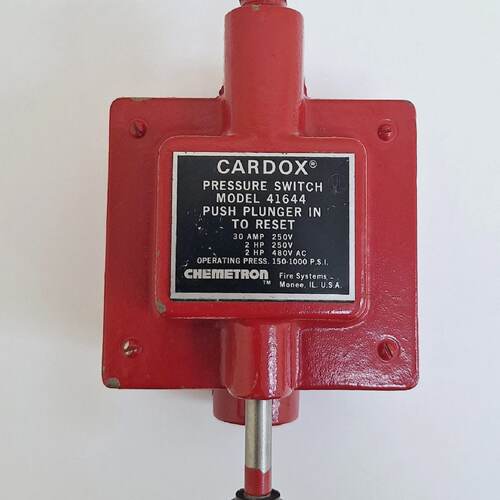 Cardox 41644 Pressure Switch 1501000 PSI 30A 250480Vac