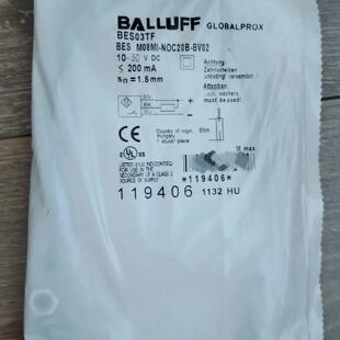 议价巴鲁夫BALLUFF接近开关BES NOC20B M08MI