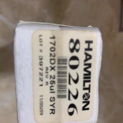议价Hamilton微量进样器 进样针7656-01 1710 RN 100uL 80226 25u