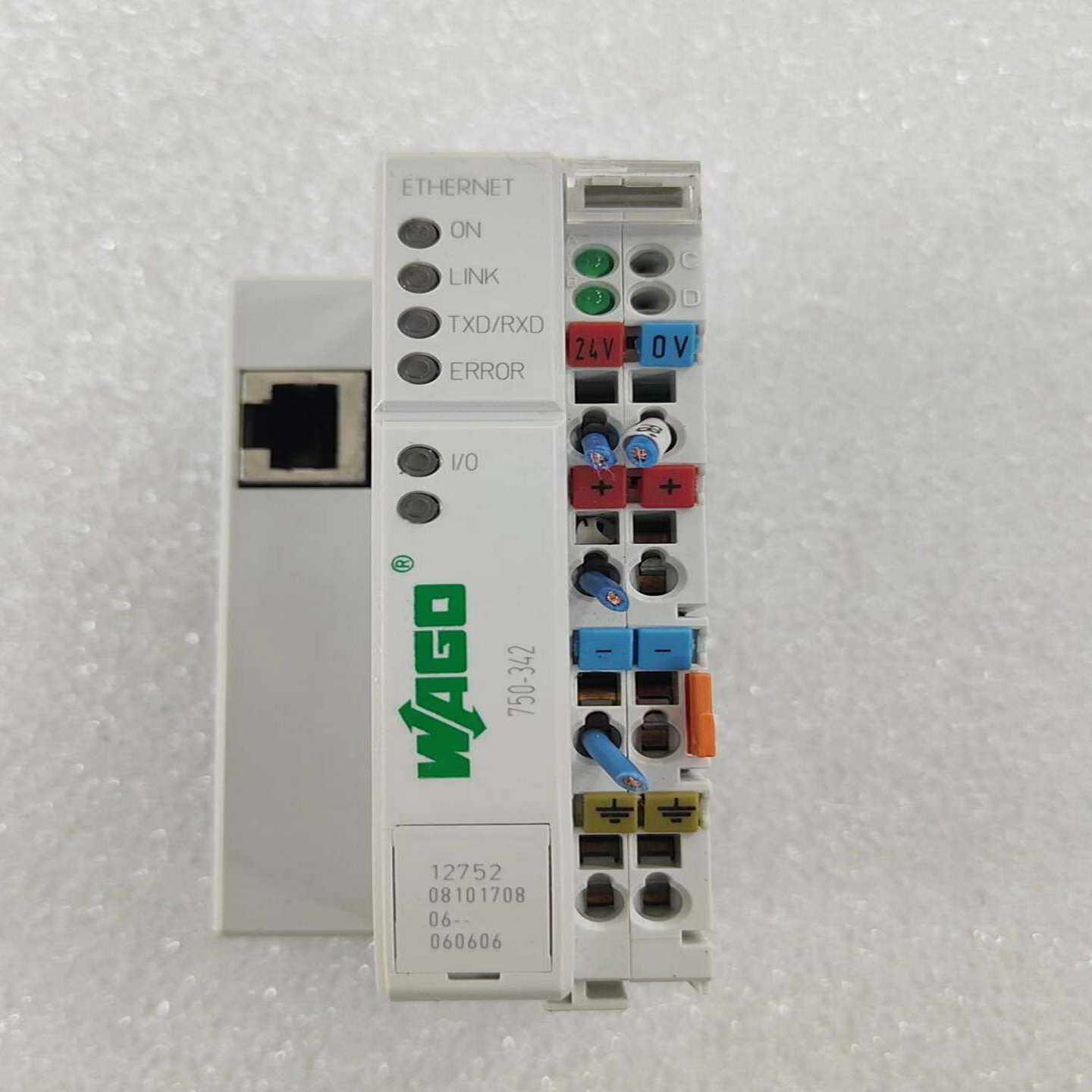 WAGO万可750-342以太网模块，原装拆机，实物拍摄，成--议价商品