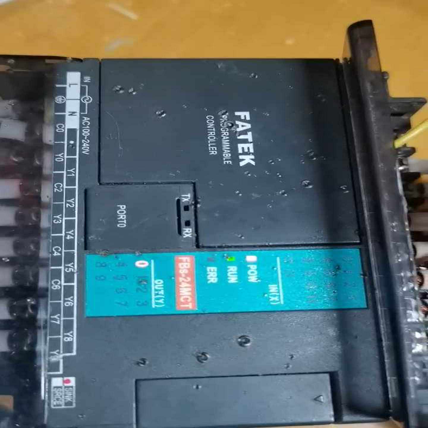 永宏PLCFBS-24MCT，功能完好，成色好！