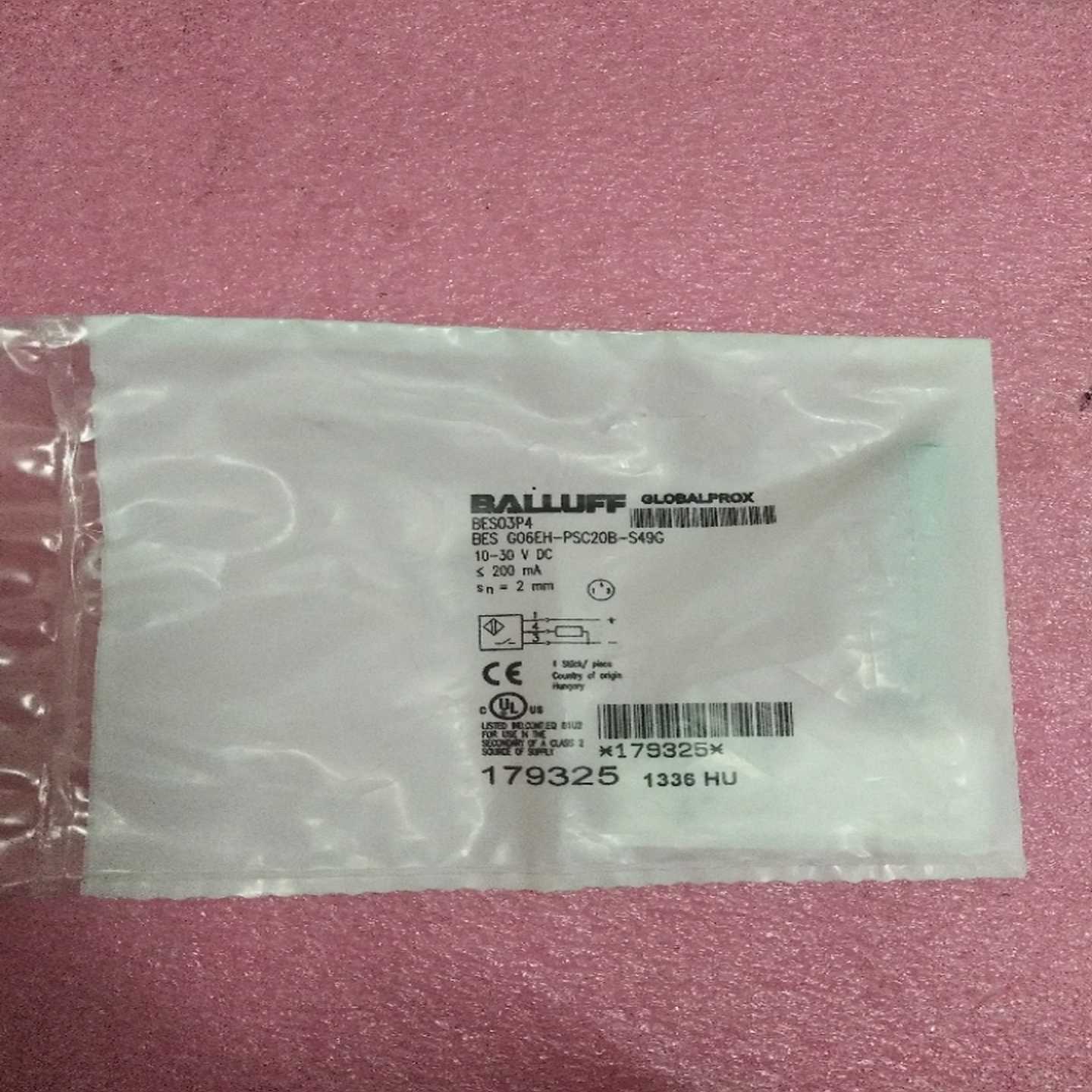 原装全新BALLUFF巴鲁夫 BES G06EH-PSC20B-S49G  BES03P4 询价