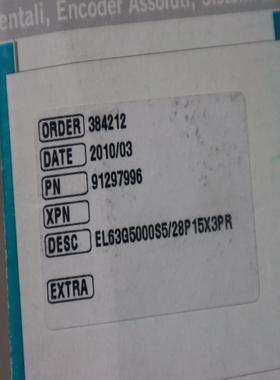 意尔创ELtra 编码器 EL63G5000S528P15X3PR  (跳跳机械）