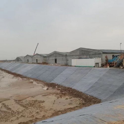 水泥毯浇水固化鱼塘护坡铺路河道沟渠基坑防护新型混凝土固土毯布