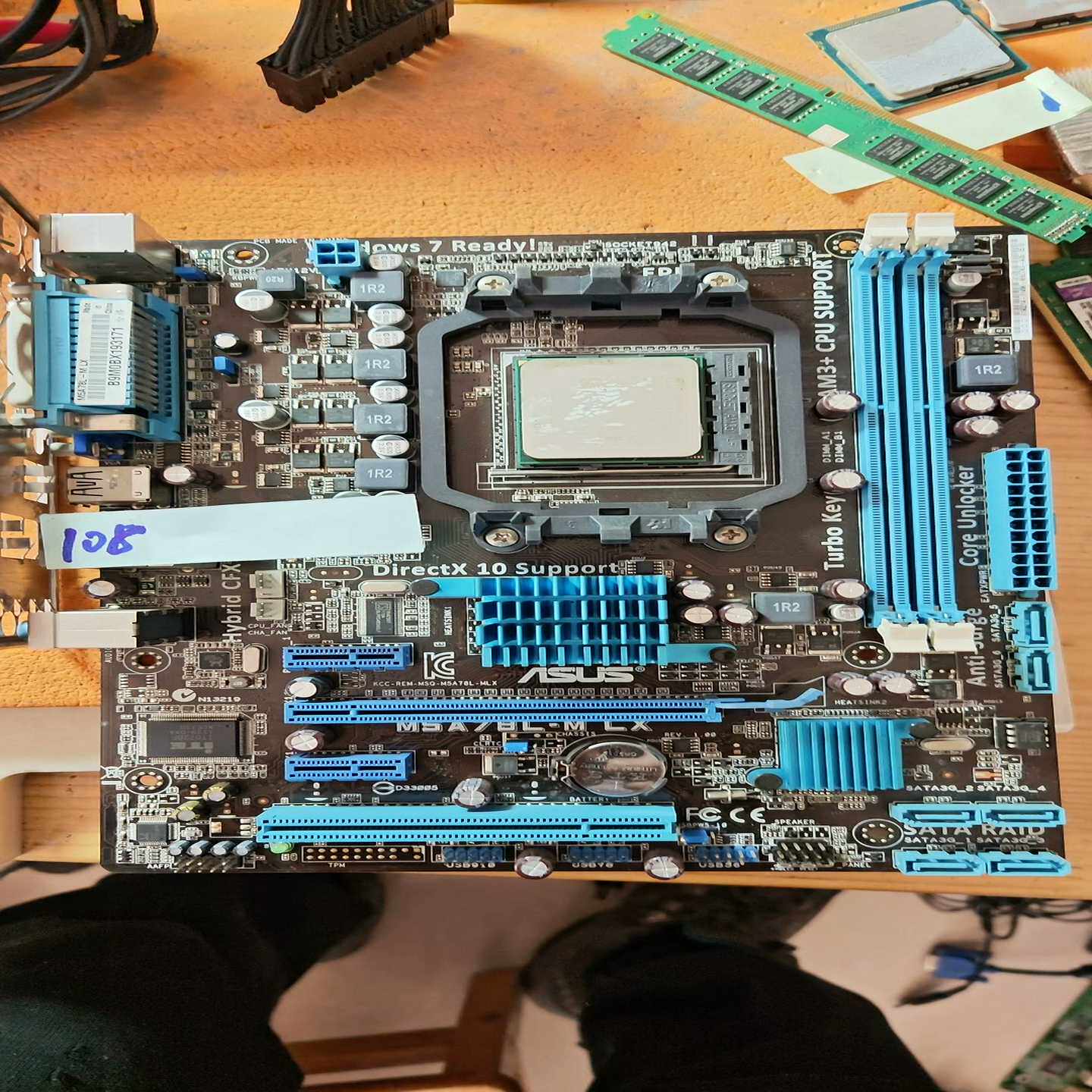 华硕M5A78L一MLx主板带四核CPuX640正常使用~询价