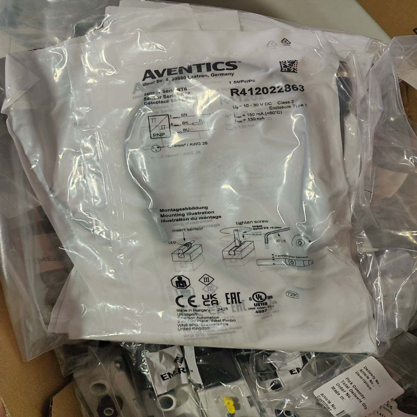 议价41202286安沃驰vets传感器全新适用