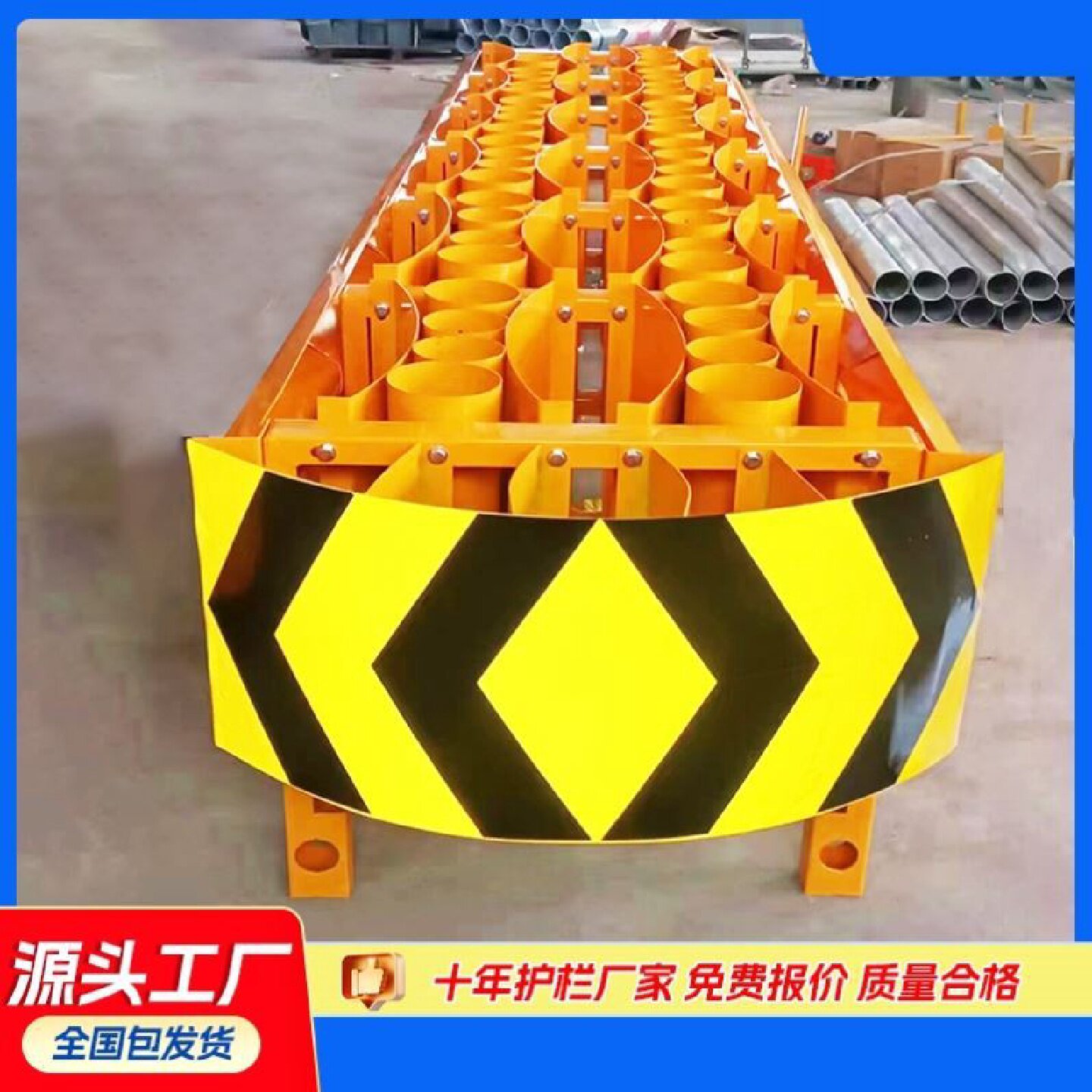 可导向防撞垫TA级高速分岔路口TB缓冲垫匝道收费站分流防冲撞设施