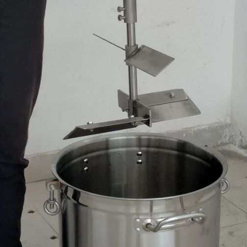 火锅炒料机配件炉灶电磁炉不锈钢桶搅拌器架子