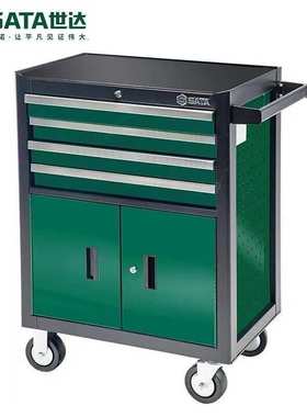 世达工具车汽修4抽屉2门工具车（27寸 抽屉式修车汽修工具柜95125