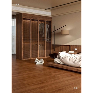 kt木纹砖小户型奶油原木风鱼骨卧室仿木纹异形户外地砖仿木地板砖