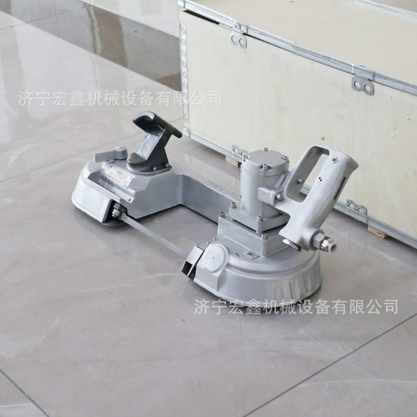 矿用风动切割锯手持式FDJ-220型气动带锯无火花切割工字钢钢轨