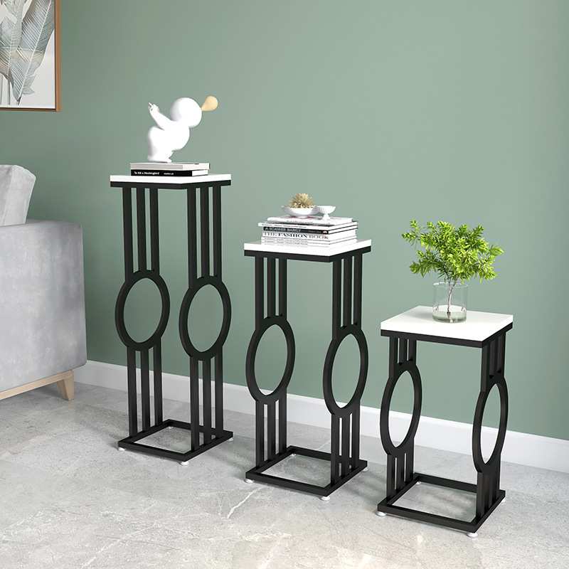 北欧花架花盆架家用阳台装饰置物架客厅落地式多层流水台花架