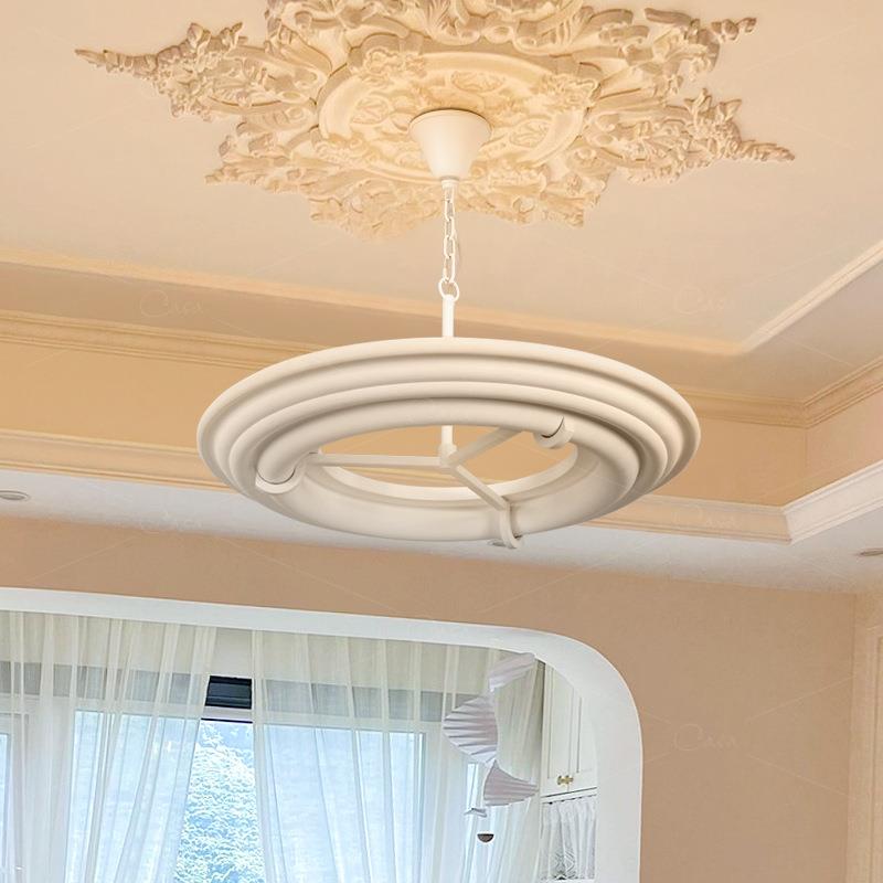 复古石膏吊灯Athena法式轻奢客厅灯设计师创意卧室主灯餐厅灯具