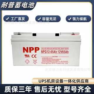 NPP耐普蓄电池12V6H NPG12-6h 太阳能光伏发电路灯胶体蓄电池