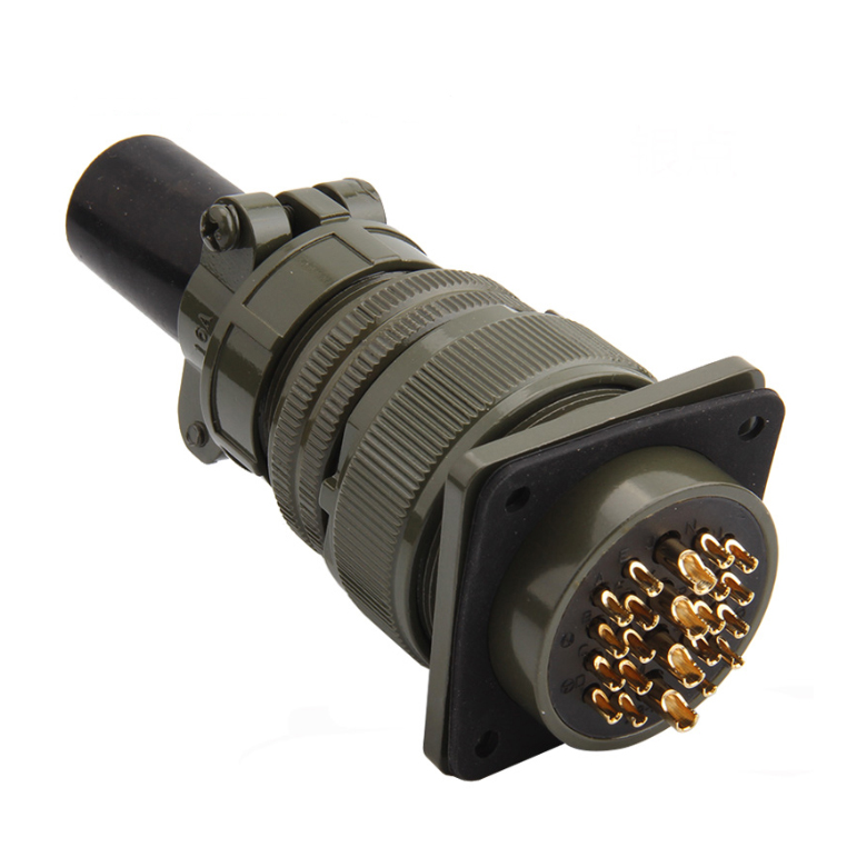 5015 22芯 美军标航空插头 MS3106 28-11S MS3102 28-11P 直头