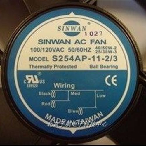 S254AP-11-2/3 原装台湾信湾25489 100/120V风扇 可调速散热风扇