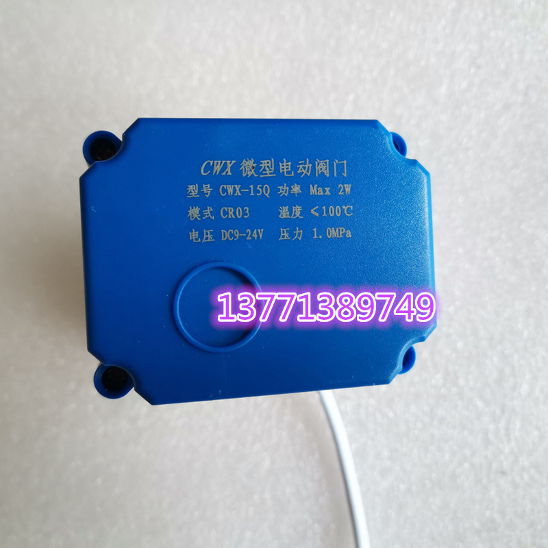 CWX15Q CR03 DC924V DN15 铜微型电动球阀三线一控内螺纹4分管