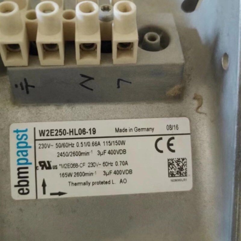 W2E250-HL06-19正品ebmpapst 280*280*80 230V 115W-150轴流风机