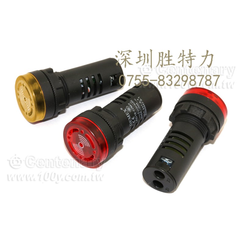 AD16-22M/r-24V DEMEX M22  LED指示蜂鸣器 AC/DC24V 红色 5个起