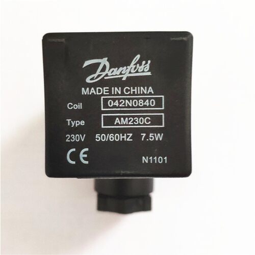 丹佛斯电磁阀线圈042N0840  AM230C  230V 7.5W 内孔10mm 高32mm