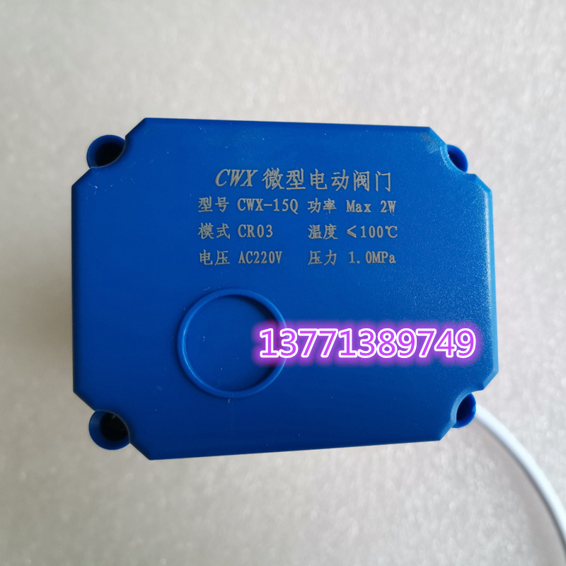 CWX15Q CR03 AC220V 2W DN15 304不锈钢微型电动球阀内螺纹4分管