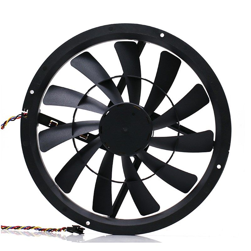 24V 25CM厘米大风量排气通风散热机箱设备风扇25030大货车改装DIY