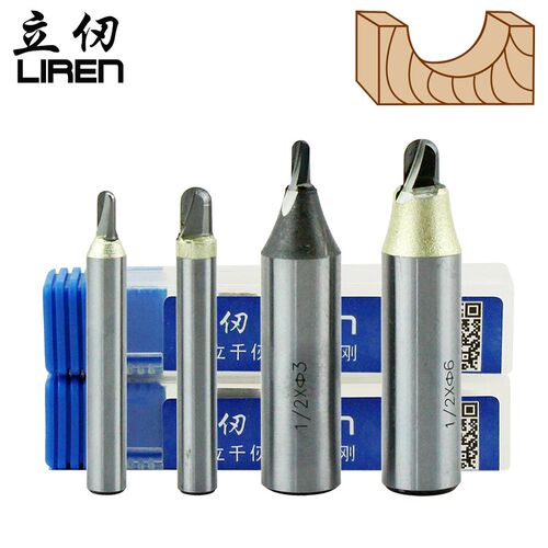 立仞LIREN TCT圆底刀 硬质整体合金铣刀 走线刀 半球槽刀 3mm-8mm