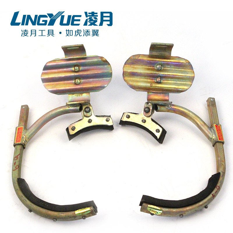 脚扣爬杆器电工脚蹬水泥杆脚踏爬电线杆神器登高铁鞋电信电杆脚钩