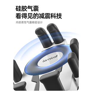 拉米酷电动车手机支架防震防抖电瓶摩托车支架挡雨帽外卖骑手专用