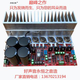 永恒之音V8新款美国进口金封管HIFI发烧级大功率双声道甲类功放板