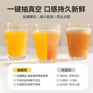 榨榨机多能功果汁杯吨JC 真空搅打大容量汁杯无线便携式 22A10吨汁