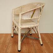 老式 阳台单人椅编织椅简约优惠直 藤椅竹藤椅老人靠背椅户外休闲