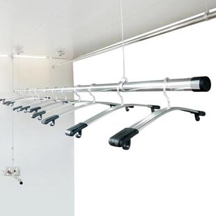 晾衣架升降手摇阳台家用单杆双杆式米晒架晾衣杆凉衣架不锈钢手动