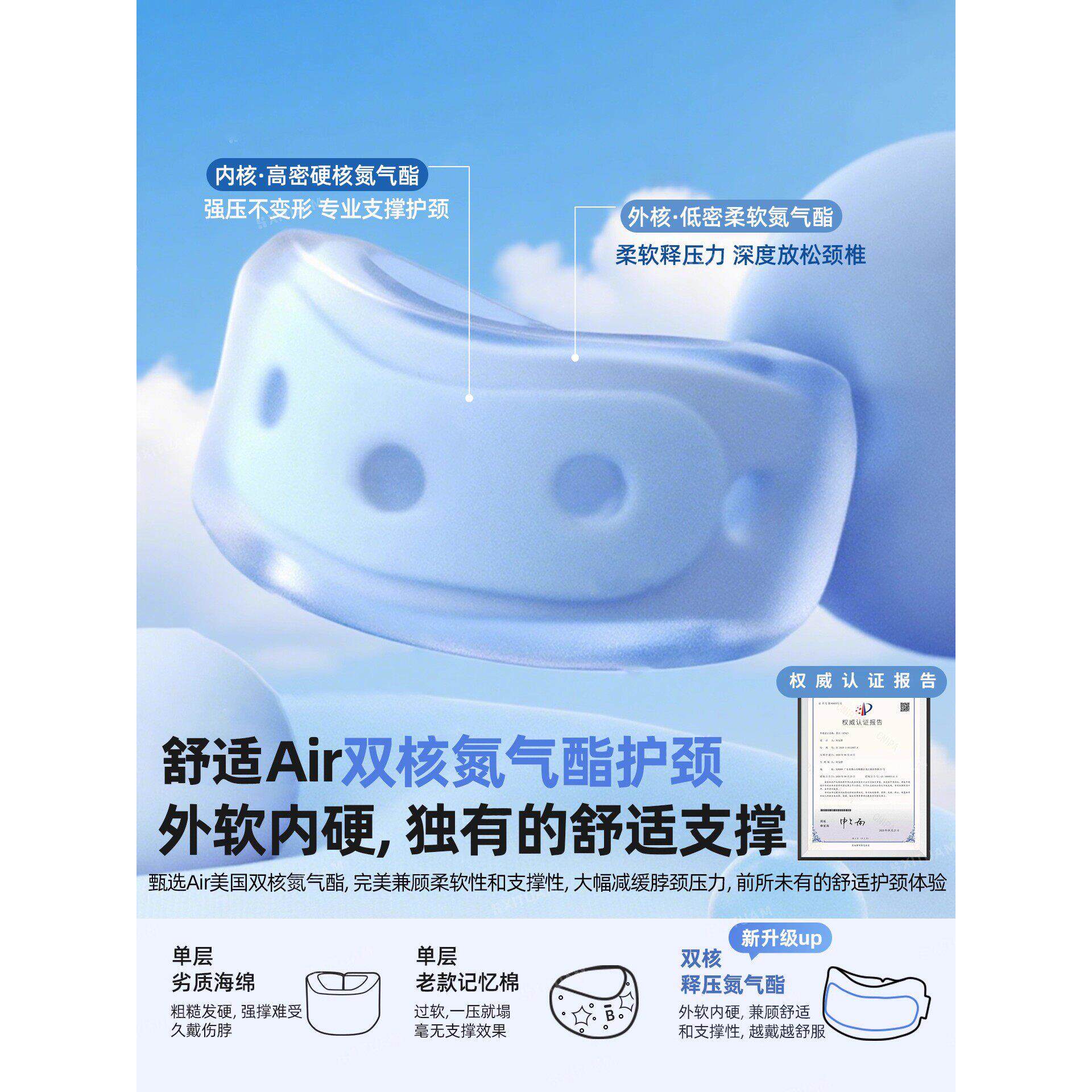 护颈脖套颈托防低头颈椎矫正器前倾围脖神器脖子专用可调节女男士