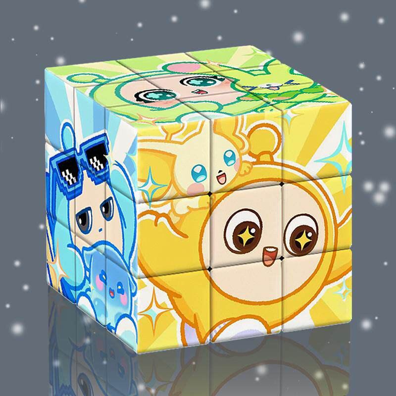 蛋仔派对龙魂战神亚米鲨莉三阶魔方玩具学生儿童益智卡通创意玩具