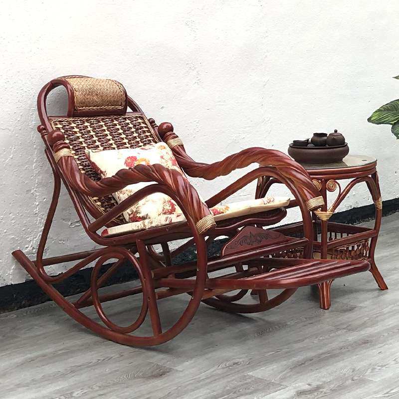 阳台真藤摇摇椅藤椅藤制老人午休藤椅子家用室内休闲逍遥躺椅藤编,住宅家具,阳台椅,淘宝优惠券,粉丝福利购,淘宝优惠卷