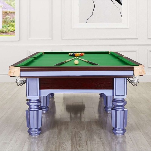 强利新型比赛台球桌商用俱乐部美式中式家用钢库黑八桌球台厂