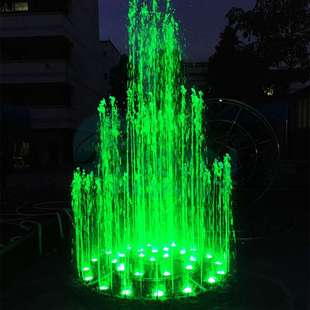 06室外不锈钢泳池喷泉水池水景音乐喷泉三层直径2米小型喷泉