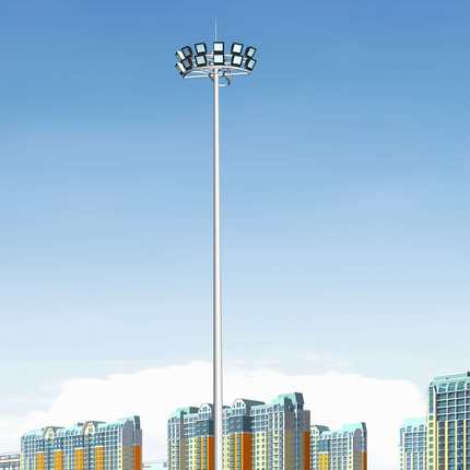 球场圆盘LED高杆灯600瓦高亮灯具市政亮化改造公园十字路口