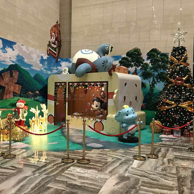 玻璃钢雕塑ip美陈商场展览大型卡通公仔落地摆件网红拍照打卡玩偶,商业/办公家具,商业美陈,淘宝优惠券,粉丝福利购,淘宝优惠卷