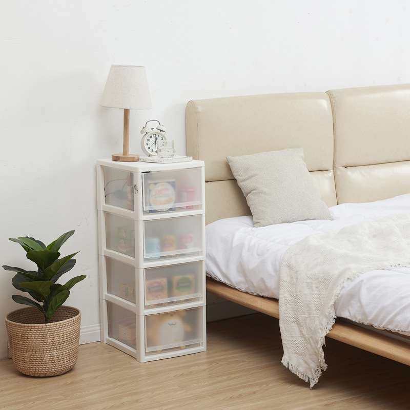 夹缝收纳柜日用家居儿童透明PP收纳箱塑料抽屉式客厅柜组合整理柜,收纳整理,收纳柜,淘宝优惠券,粉丝福利购,淘宝优惠卷