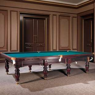 鑫球星厂家供应俄式 台球桌家用棋牌娱乐台球桌标准成人台球桌