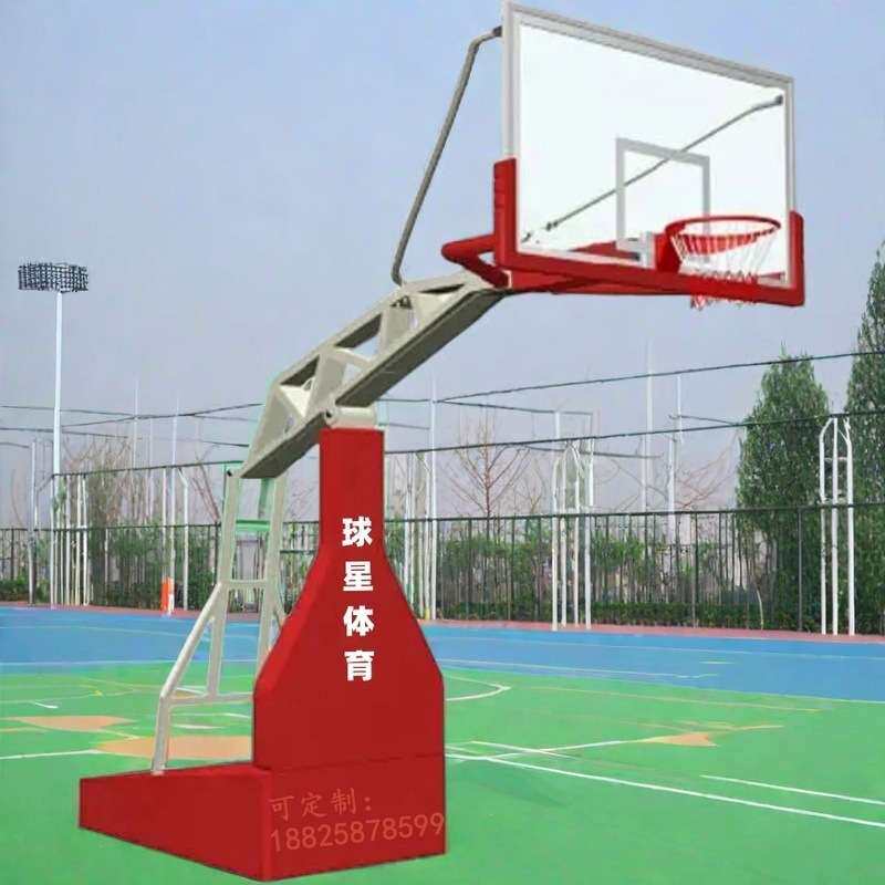 球星篮球架标准哈密移动式固定式篮球架米泉东莞深圳户外篮球架