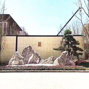 大型景观石 美丽乡村村口门牌石 雪浪石刻字石 园林泰山景观石