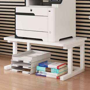 外贸款加大宽桌面上打印机抬垫高置物架站立办公台面收纳整理支架