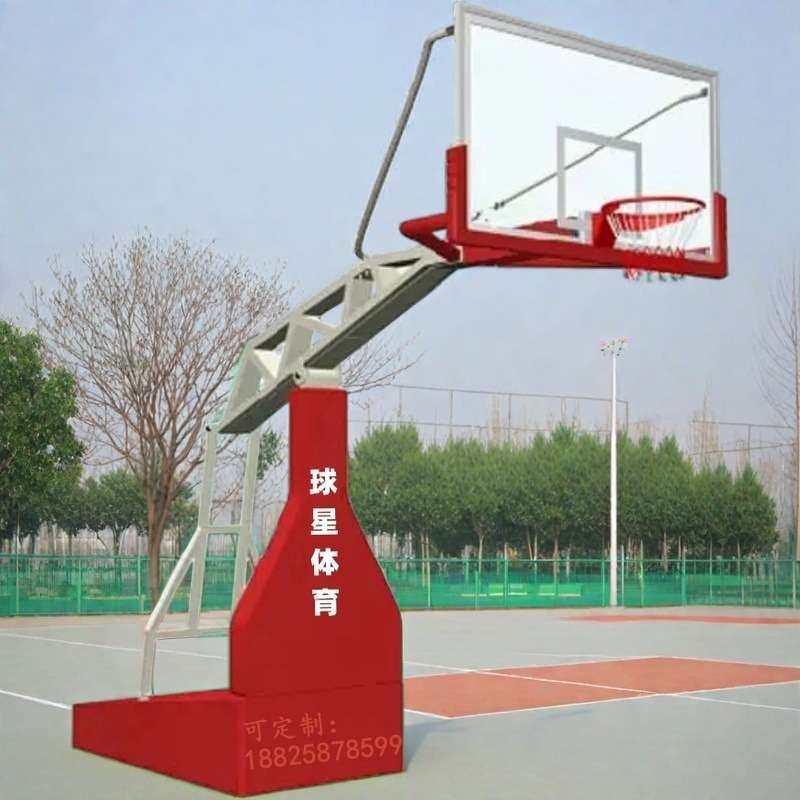 汕尾新港户外移动固定式香洲球星篮球架东莞深圳凤山标准型蓝球架
